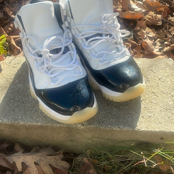 Jordan Black and White Athletic Shoes - Picture 9 of 16